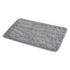 light gray bath memory foam mat