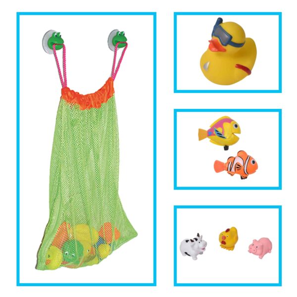 7-pieces bath toys set for children