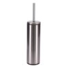 Round Stainless Steel Toilet Brush and Holder