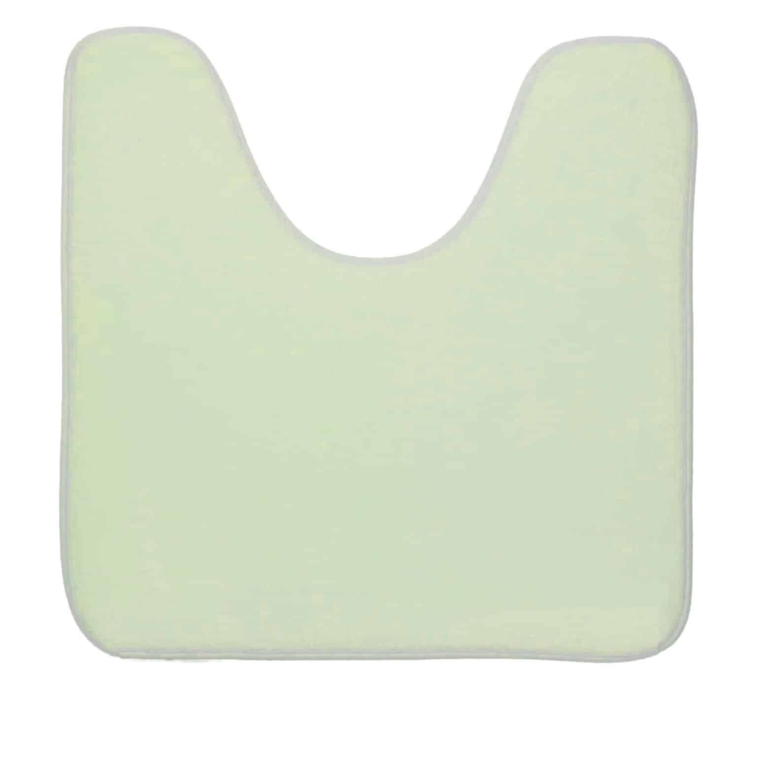 Contour Bath Rug Memory Foam Mat Bastide Print Pink 20"L x 18"W