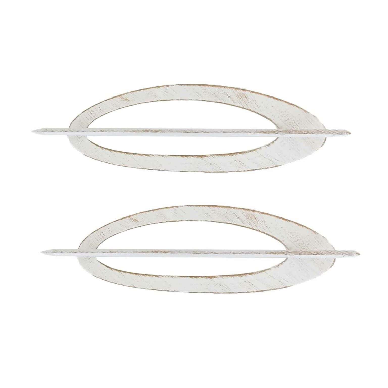 Set of 2 Metal Curtain Tiebacks Cosy Big Size