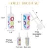 bathroom accessory set