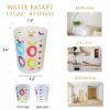 round wastepaper basket