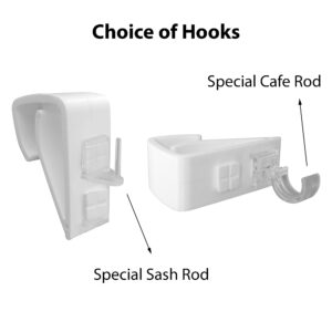 plastic curtain brackets