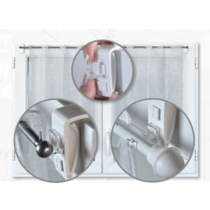 4 clip-on hooks