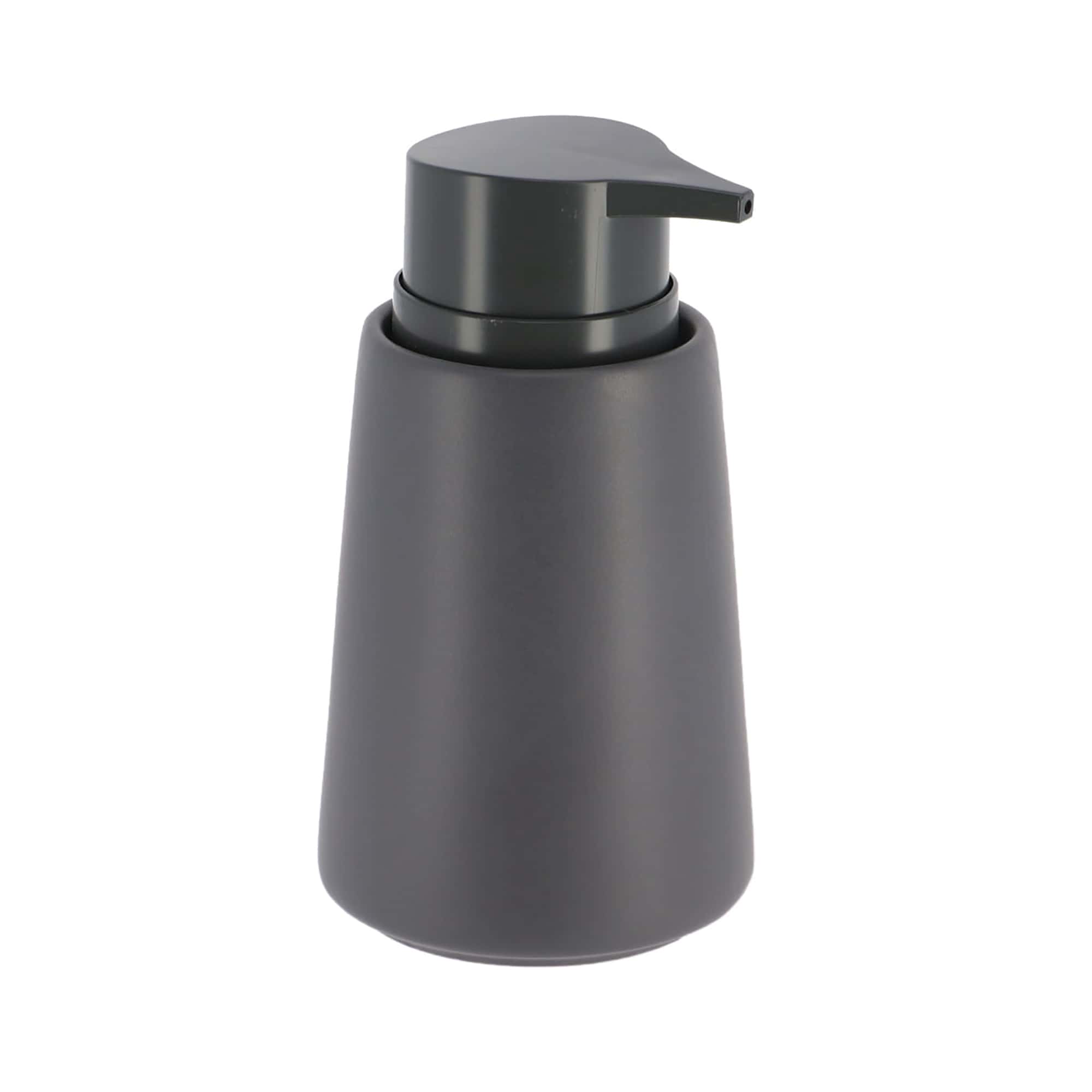 Gray Stoneware Soap Dispenser, 14 oz - Get a modern bathroom