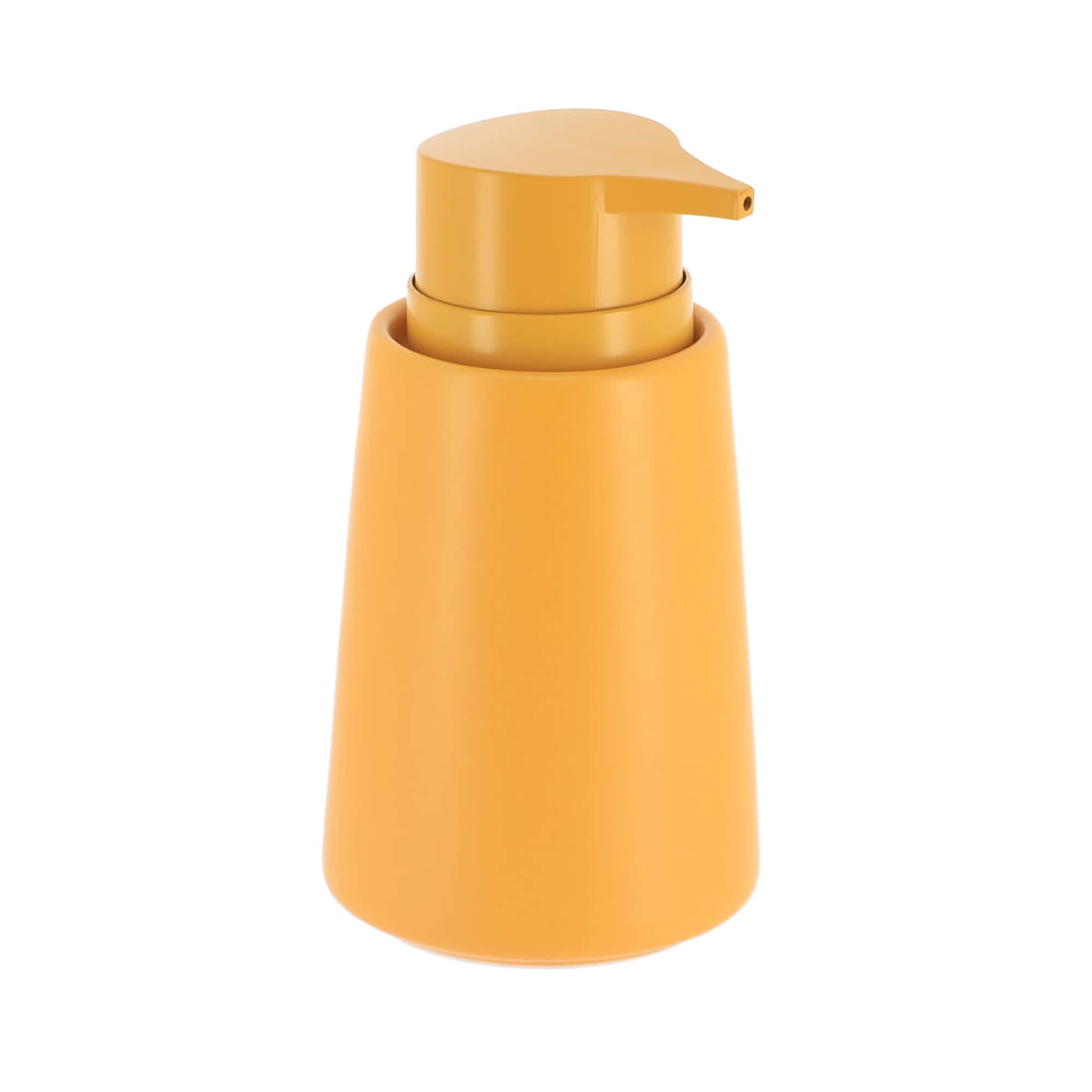 Yellow-Mustard-Stoneware-Lotion-Dispenser