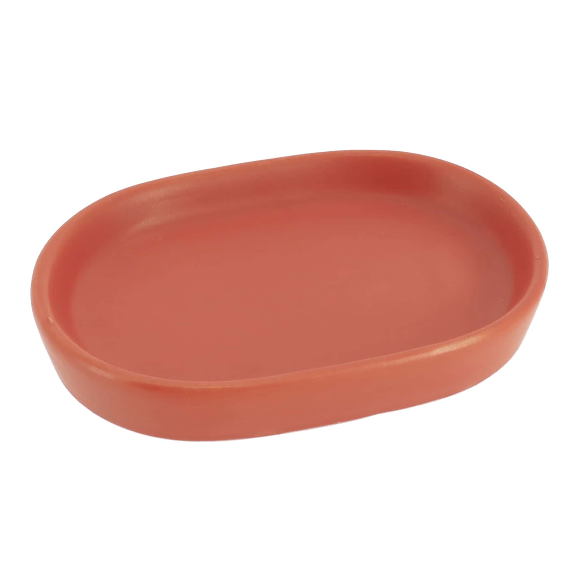 Rustic Stoneware Soap Dish Cup in Terracotta- A Touch of Beauty