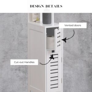 Close-up showcasing the cabinet's design details, including vented doors and cut-out handles, enhancing functionality and modern aesthetics.