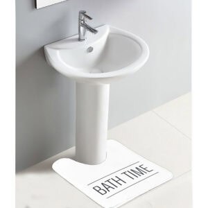 contour mat in front of sink