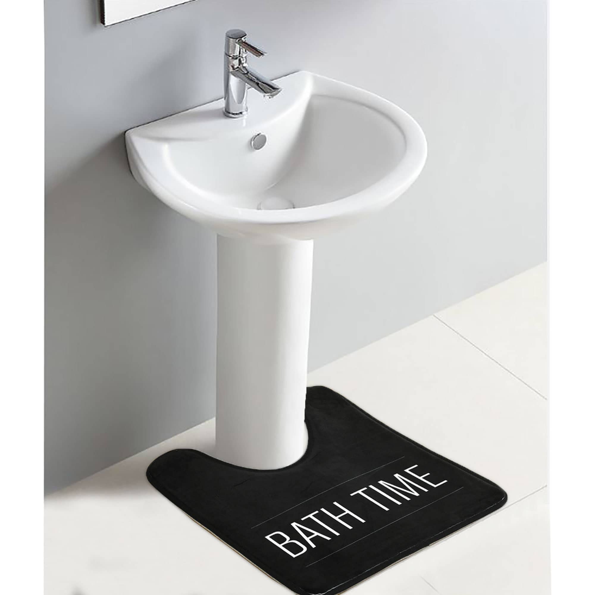 contour mat in front of sink