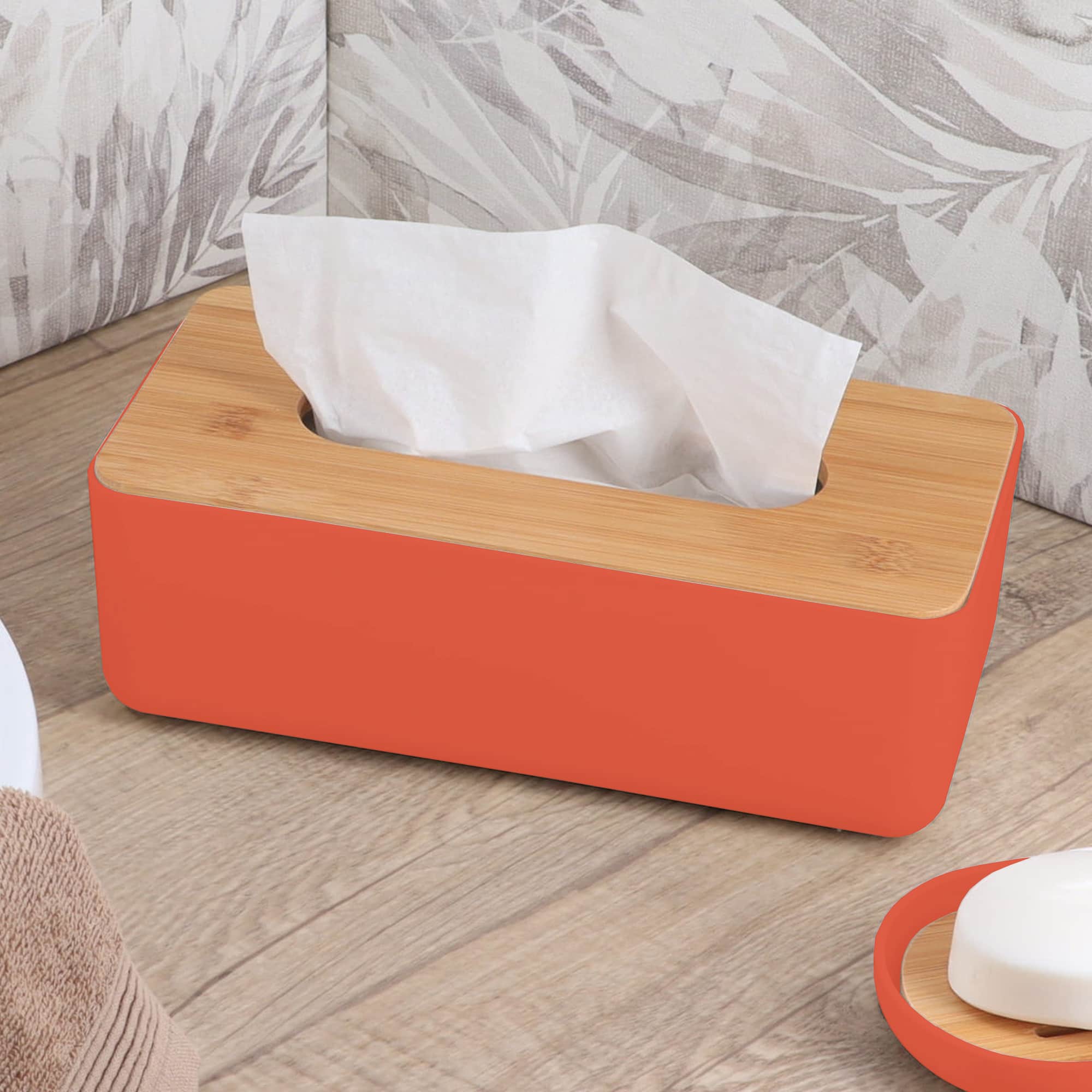 minimalistic tissue box holder for modern interior