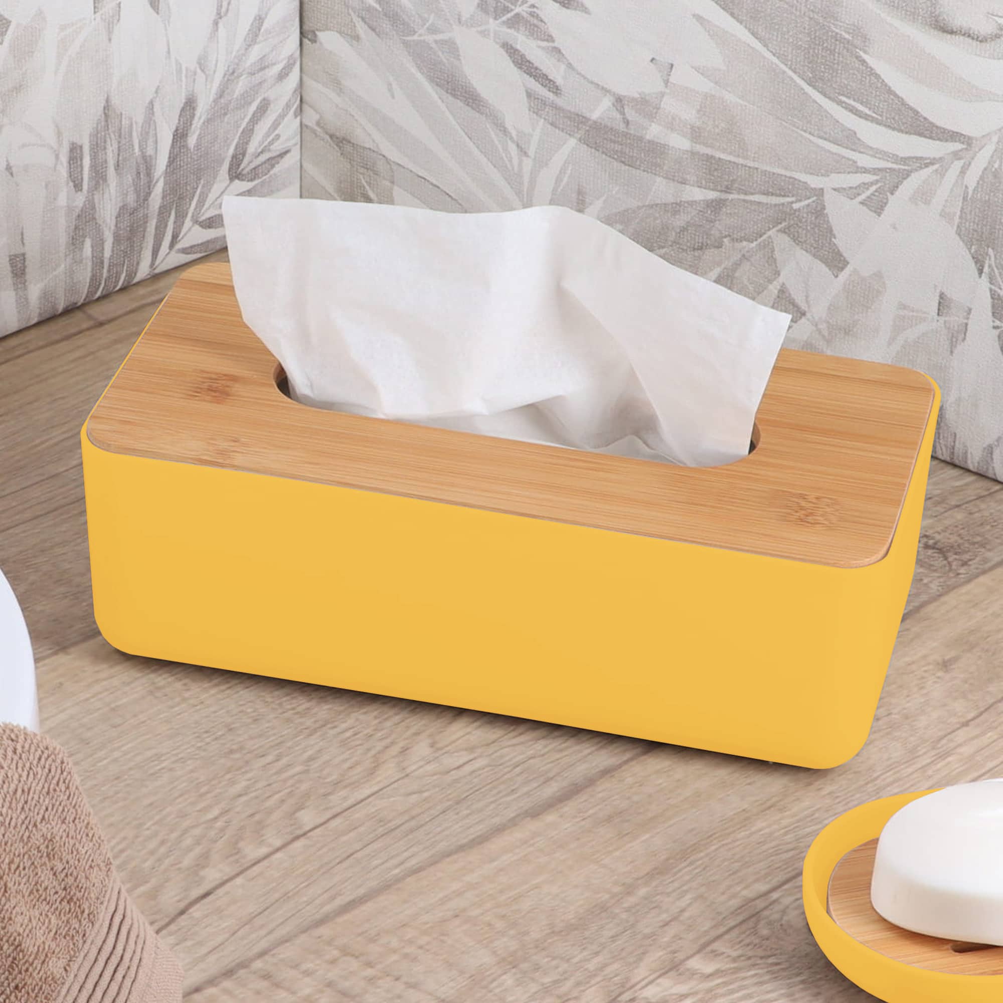 minimalistic tissue box holder for modern interior