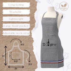 adjustable apron, protective oven mitt and potholder, kitchen towel