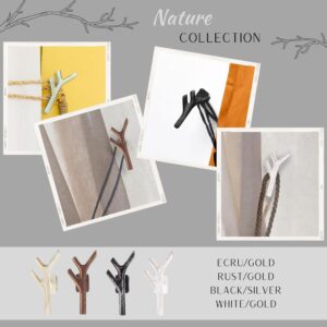 collection of decorative curtain tie back hooks for home decor