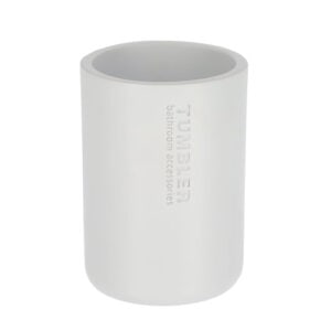 Pure Matte White Bathroom Tumbler Polyresin Toothbrush Holder Contemporary Style for Elegant Bathrooms