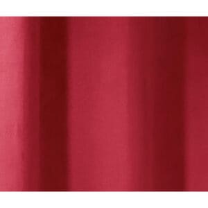 panel de cortina rojo brillante x 1 imitacion de ante efecto terciopelo para una decoracion acogedora