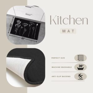 a description of the comfortable kitchen mat: perfect size, machine washable and anti-slip backing