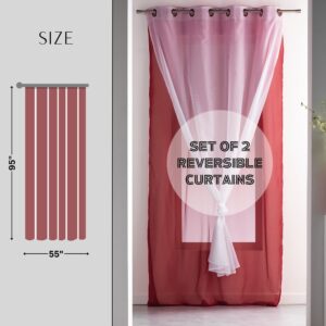 2 reversible panels size 95 x 55 for bedroom living room dining room office windows