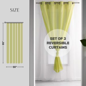 2 reversible panels size 95 x 55 for bedroom living room dining room office windows