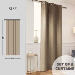 2 large drapes size 95x55 for bedroom living room dining room office windows