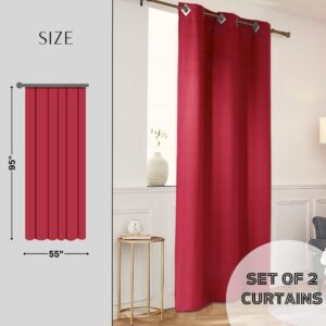 2 large drapes size 95x55 for bedroom living room dining room office windows