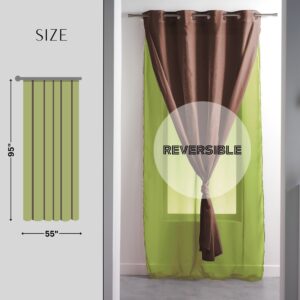 1 reversible panel size 95 x 55 for bedroom living room dining room office windows