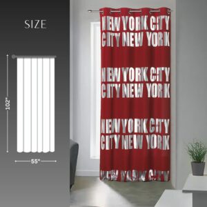 large size light blocking curtain 102 x 55 inches