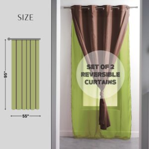 2 reversible panels size 95 x 55 for bedroom living room dining room office windows