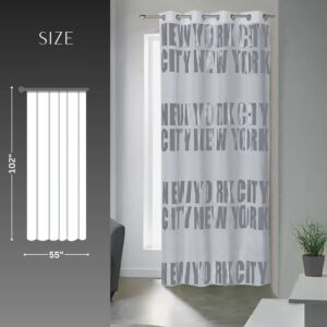 large size light blocking curtain 102 x 55 inches