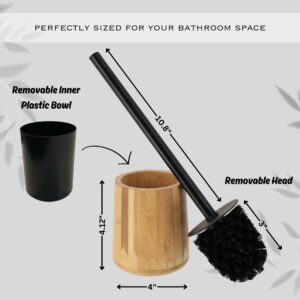 Compact dimensions and features.: removable brush and inner bowl