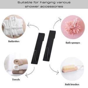 shower hooks for hanging towels, bathrobes, bath sponges, bath brushes, bathroom accessories