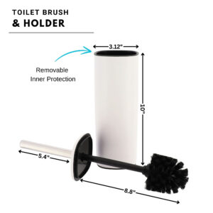 represents product dimensions and removable inner protection