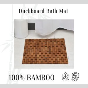 Duckboard bath mat 100% bamboo, sustainable and water-resistant