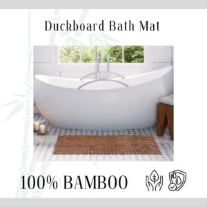 Duckboard bath mat 100% bamboo, sustainable and water-resistant
