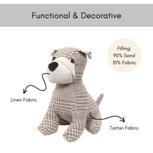 functional and decorative puppy door stopper with elegant design