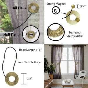 tieback features and size