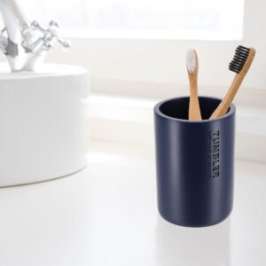 Simple and functional tumbler enhancing bathroom decor