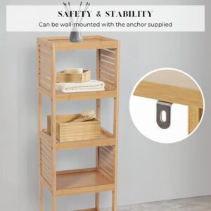 Close-up of the safety anchor for secure wall mounting.