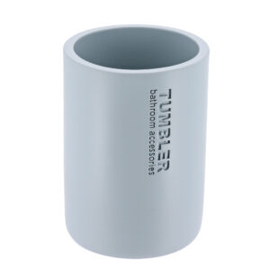 Minimalist light blue tumbler cup for bathroom storage