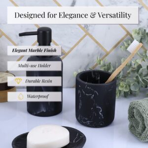 Tumbler with feature highlights and text