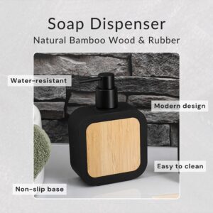 Soap dispenser features – water-resistant, easy to clean, non-slip base