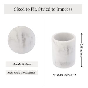 Tumbler size chart and material close-up