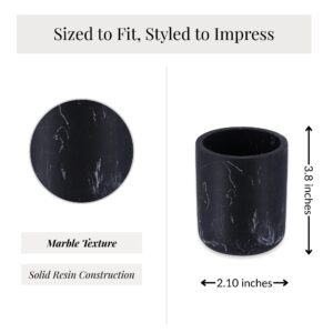 Tumbler size chart and material close-up