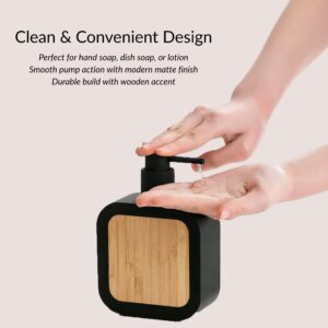 Modern soap dispenser with easy pump action and matte finish for soap or lotion