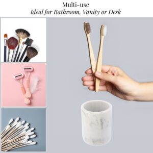 Multi-use tumbler for bathroom, vanity, or desk