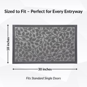 Doormat dimensions 30x18 inches – fits standard entry doors