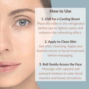 How to use jade stone wooden face massage roller skincare guide