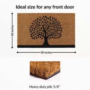 Tree of Life doormat size guide 30x18 inches