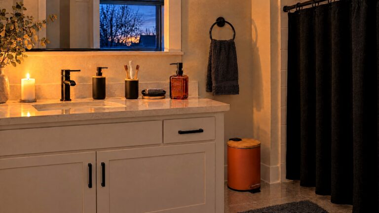 Halloween Hosting: A Guest Bathroom That Sets the Mood